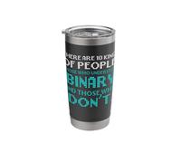10 Kinds People Those Know Binary Those Don’t Programmer Stainless Steel Insulated Tumbler