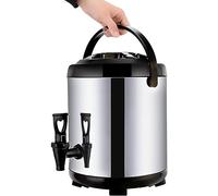 Catering Urn, 6L/8L/10L/12L/16L/20L Hot Water Dispenser with Faucet, Stainless Steel Insulated Bucket Milk Tea Barrel for Hot Water and Beverage,16L