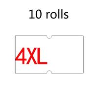 10 Label Tag Rolls 22mm X 12mm for Pricing White for W/Double Red Lines Pricing Tags Label Tagging Tag Machine