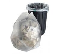 10 Large Clear Plastic Polythene Bin Liners Bags Sacks Size 18 x 29 x 39" Refuse Rubbish Waste Recycling Dustbin
