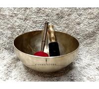 10" Large Master Healing Hand hammered Tibetan Singing Bowl ~ Great for Meditation, Yoga, Sound Bath, Mindfulness, Relaxation ~ Cushion, Wooden Mallet & Drumstick Included