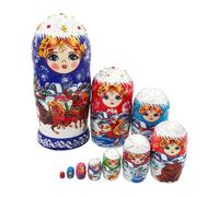 10 Layer Russian Matryoshka Nesting Doll Fairytale Design Education Stacking Toy for Cultural Event Collectible Souvenir Russian Matryoshka Doll