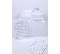 10 Layers Acrylic Eyelash Storage Box - Makeup Organizer False Eyelashes Glue Pallet Holder - Eyelash Extension Organizer Box - Grafting Eye Lashes Extension Close-Packed Display with 10 Pallets