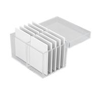 10 Layers Eyelash Storage Box with Magnetic Bottom (Transparent)