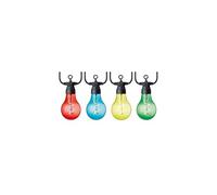 10 LED Connectable Spiral A60 Festoon Lights 4.5m Lit Length - Multi Coloured