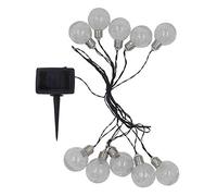 Smart Garden Solar-powered Multicoloured Crackle Globe 10 LED String Lights