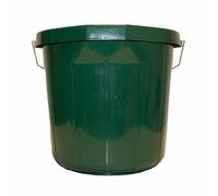 10 Litre 2 Gallon Green Plastic Bucket General Purpose Heavy Duty for Agricultural Garden Building Use