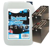 10 Litre Deionised Water Ideal For Steam Irons, Batteries & Windscreen Fluid Reduces Limescale Deposits & Water Stains For Lab Use