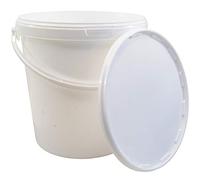 10 Litre Food Grade Plastic Bucket with Lid - Multipurpose Ideal for Homebrew Winemaking Preserving Etc.