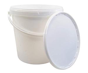 10 Litre Food Grade Plastic Bucket with Lid - Multipurpose Ideal for Homebrew Winemaking Preserving Etc.