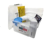 10 Litre Oil and Fuel Spill Kit in a Clip Top Case (Complete Kit)