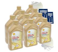 10 Litre Original Shell Helix Ultra Prof AV-L 0W20 Engine 550048040 Acea C5 Set