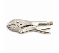 10'' Locking Grip Pliers Adjustable Clamping Tool Chrome Finish Serrated Jaw Hand Tool For Diy Garage Workshop Repair