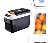 10 LPortable Refrigerator - Fridge Freezer Cool Box, 12v Car Cooling Fridge | Quiet Camping Fridge Freezer Down to 10℃~65℃, 12v Car Small Fridge, Electric Cool Box for Driving Travel Outdoor Picnic