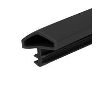 10 m Door Seal, Window Seal, Rubber Seal, Door Seal, Sealing Tape, Self-Adhesive for Doors, Windows, Anti-Collision Rubber Foam Seal Strips, Sound Insulation, Sealing Tape (Black, 10 m)