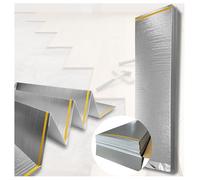 10 m² Floor Underlay Click Vinyl Flooring LVT 1.5 mm Sound Insulation Warm Insulation Impact Sound Insulation ≤ 400 kPa (10 m² x 1)