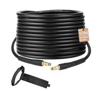10 m High Pressure Hose for Kärcher K2 K3 K4 K5 K6 K7, Pressure Washer Hose with Click Quick Connect Plug System, Pressure Washer Hose Accessories, High Pressure Extension Replacement Hose