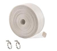 10 m industrial hose, diameter 32 mm fabric hose set with hose clamp, fire hose 1-1/4 inch, flat hose, garden hose, construction hose for submersible pumps, dirty water pumps