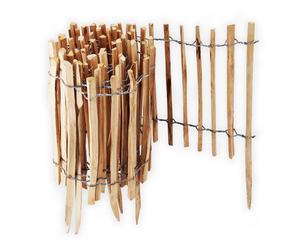 10 m Picket fence Rollboarder 60 cm high Slat set width 4-6 cm Garden fence made