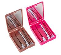 10 Makeup Brushes, Prom Party Makeup Props, Portable Beauty Tools, Travel Outdoor Makeup Brushes.