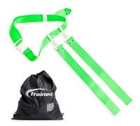 10 Man Flag Football Belts, 10 Player Adjustable Flag Football Set for Sports Teams, Training & Competition by Trained