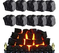 10 Meduim Coals Artificial Coals for Gas Fires REEDS Size 45x45x45mm