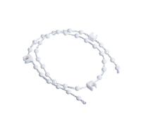 10 Meter 100 clips Vertical Blind Bottom Chain for 3.5 Inch/ 89mm Slats,vertical blinds,Vertical Blinds Repair Parts Suitable(10Meter Long,White)