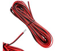 10 Meter 22AWG Electrical Wire 2 Core Black Red Wire Cable 22 Gauge Flexible Extension Cable Tinned Copper Wire for Led Strip Light Single, Wear-Resistant, Oxidation Resistance