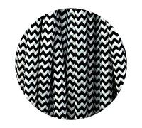 10 Meter / 32.8ft 2 Core Round Black and White Vintage Cable 10m Fabric Flexible Lamp Cord Textile Cloth Covered Cord, 2 Core Braided Fabric Cable Electrical Wire for Lightning Lamps DIY Projects