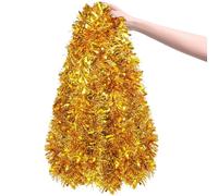 10 Meter Gold Christmas Chunky Tinsel Christmas Garland Tinsel for Xmas Tree Decorations Home Ornament