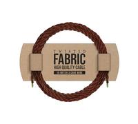 10 Meter Length Vintage Styled British Brown Coloured Cloth Covered Braided Twist Flex - Electric Cable 3 Core; Electrical Wire 8Amp; 18AWG Lighting Flex 0.75mm