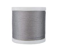 10 Meter Stainless Steel Wire 0.3mm for Clothesline, Durable 304 Cable for Drying Rack, Strong and Flexible, Ideal for Laundry and Outdoor Use, 7 Strands (1.0mm)