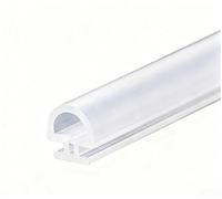 10 Meter TPE Silicone Weather Stripping Seal Strip for Aluminum Sliding Constructed to Resist Aging and Maintain Flexibility in Cold Weather (H)