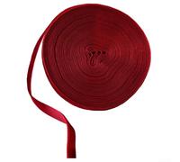 10 Meter Velvet Ribbon for Christmas Decoration with Classic Cloth Material to Create Rustic Bows and Enhance Festive Packaging and Craft Projects (Red)