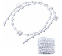 10-Meter Vertical Blind Chain Replacement Kit with 100 Clips - Universal Fit for Most Vertical Blinds - Durable & Tool-Free Installation