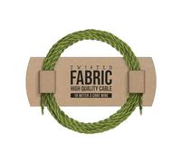 10 Meter Vintage 3 Core Light Green Colour Twisted Electric Cable Fabric Covered Wire Italian Braided 0.75 mm Electrical Cable Flexible Wire for Lighting Other Appliances
