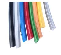 10 Meters 20/30/40/50 Series 6mm/8mm /10mm Flat Seal for Aluminum Profile Soft Slot Cover/Panel Holder C-Beam Machine(Golden yellow6mm)