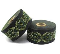 10 Meters 50mm Wide Celtic Knot Jacquard Ribbon Sewing Trim Upholstery Fabric Woven Border 50976