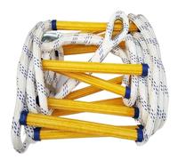 10 Meters Anti-skid Rescue Rope Emergency Work Fire Escape Ladder Safety Response Self-rescue Lifesaving Rock Climbing Tool Fire Escape Rope Ladder