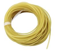 10 Meters Diameter 2mm/2.2mm/2.5mm/3mm/3.5mm/5mm Plain Traditional Solid Elastic Rubber Rope Tied Fishing Line (Amber 2.5mm)