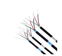 10 meters each Shielded Wire 28AWG - 16AWG Aluminum Foil Tinned Copper 4-Core Soft PVC Cable(10M-4CORES 28AWG and 22AWG)