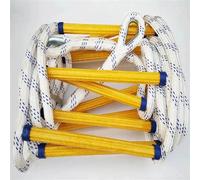 10 Meters Fire Escape Ladder Anti-skid Rescue Rope Emergency Work Safety Response Self-rescue Lifesaving Rock Climbing Escape Fire Escape Rope Ladder