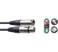 Stagg Music Microphone Cable SMC10 CGR - 10 m XLR Male to XLR Female - Green