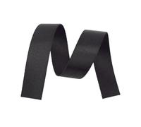 10 Meters Nylon Webbing Ribbon 20-50mm, Herringbone Pattern Band for Backpack Strap, DIY Sewing Craft Accessories,Black,25mm