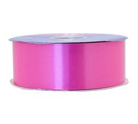 10 Meters of Poly Ribbon 2" Wide, Weddings, Crafts, Cakes, Florist (Carefully Folded) (Cerise)