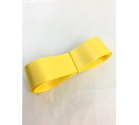 10 Meters of Poly Ribbon 2" Wide, Weddings, Crafts, Cakes, Florist (Carefully Folded) (Yellow)