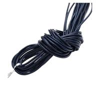 10 Meters Round Genuine Leather Cord - 1/1.5/2/3mm for DIY Jewelry Making - Perfect for Necklaces & Bracelets(Dark blue,1mm)