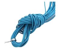 10 Meters Round Genuine Leather Cord - 1/1.5/2/3mm for DIY Jewelry Making - Perfect for Necklaces & Bracelets(Blue,2mm)