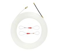 10 Meters to 30 Meters Nylon Extractor Guide Device Wire Cable Fish Tape Push Puller Electrical Rodder Puller for Electrician(4mm x 10 Meter)