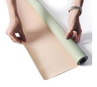 10 Meters Waterproof Flower Wrapping Paper, Two-toned Florist Bouquet Decoration Paper Roll(Mocha-Champagne)